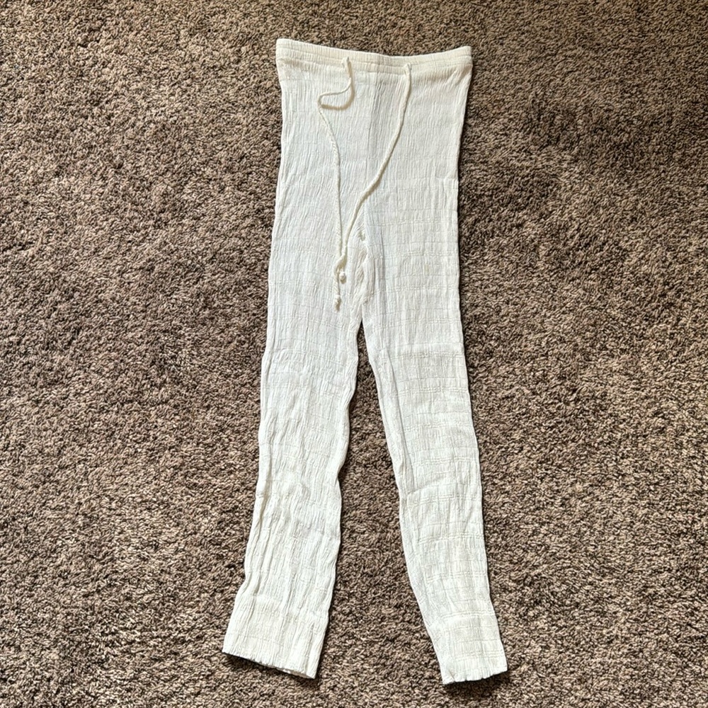 One Wrapper Sheer Stretch Pants